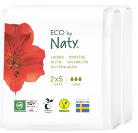 Ekologiczne wkładki higieniczne, large, 2 x 5 szt Eco by Naty