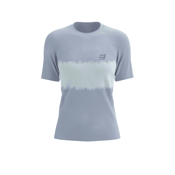 COMPRESSPORT Koszulka biegowa damska PERFORMANCE SS T-SHIRT lavender/white