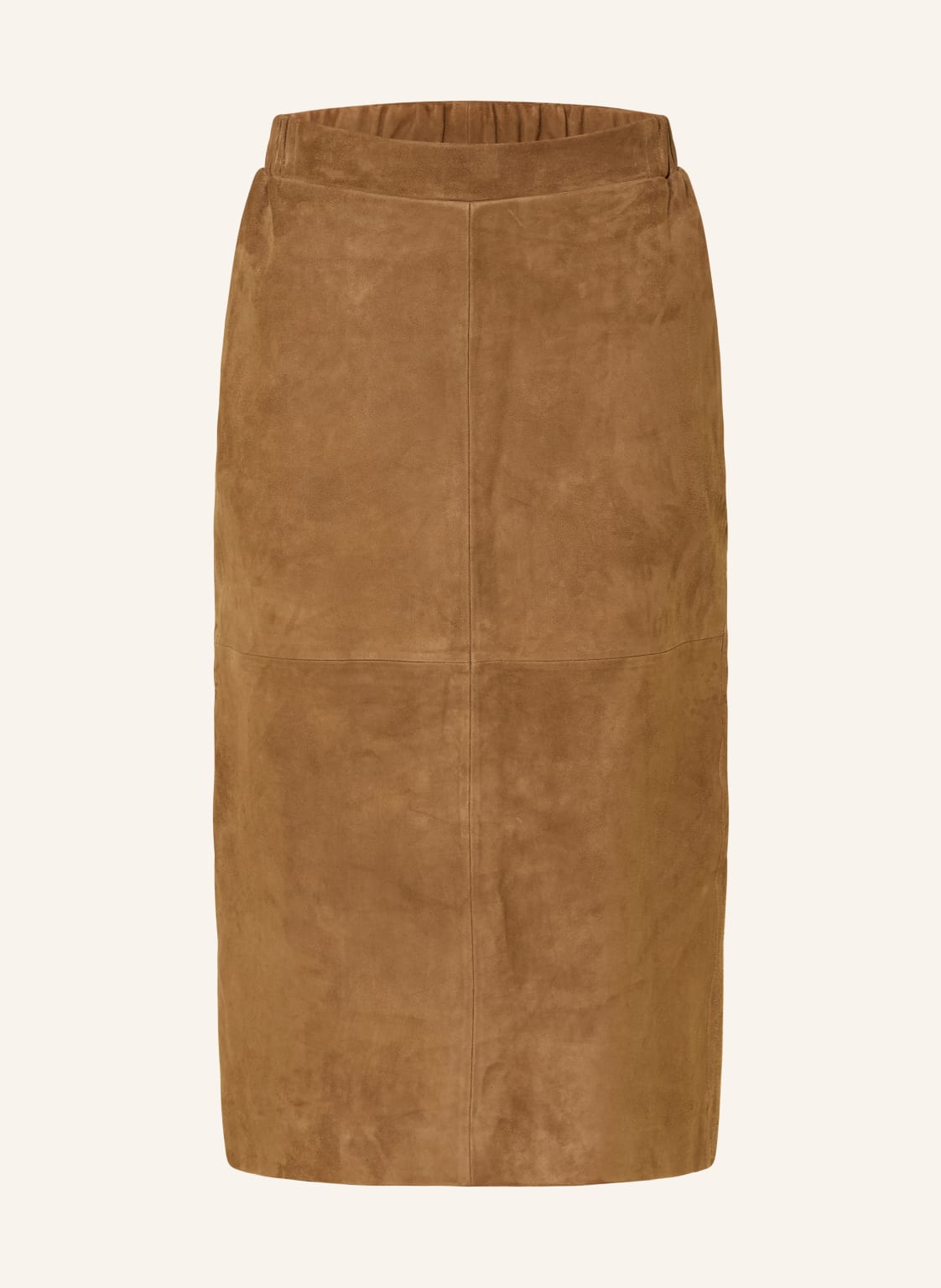 Rich & Royal Skórzana Spódnica braun