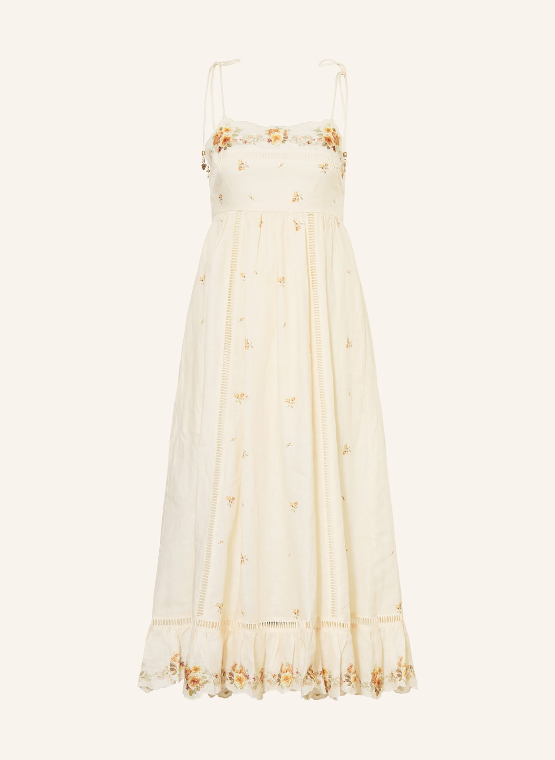Zimmermann Sukienka Lniana Patience beige