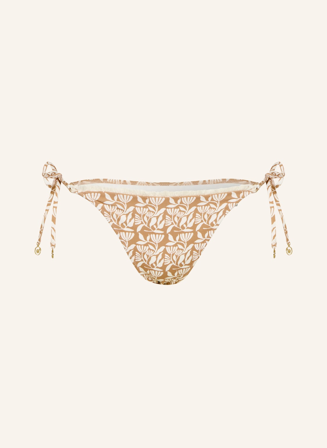 Watercult Trójkątne Figi Bikini Coastal Bohemia beige