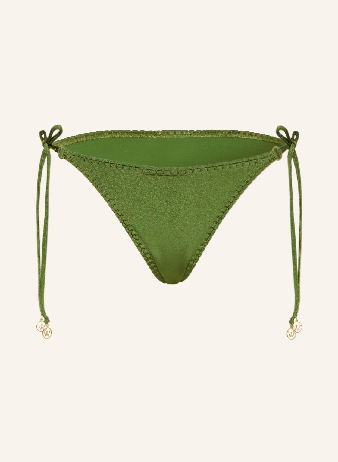 Watercult Trójkątne Figi Bikini Crafted Essentials gruen