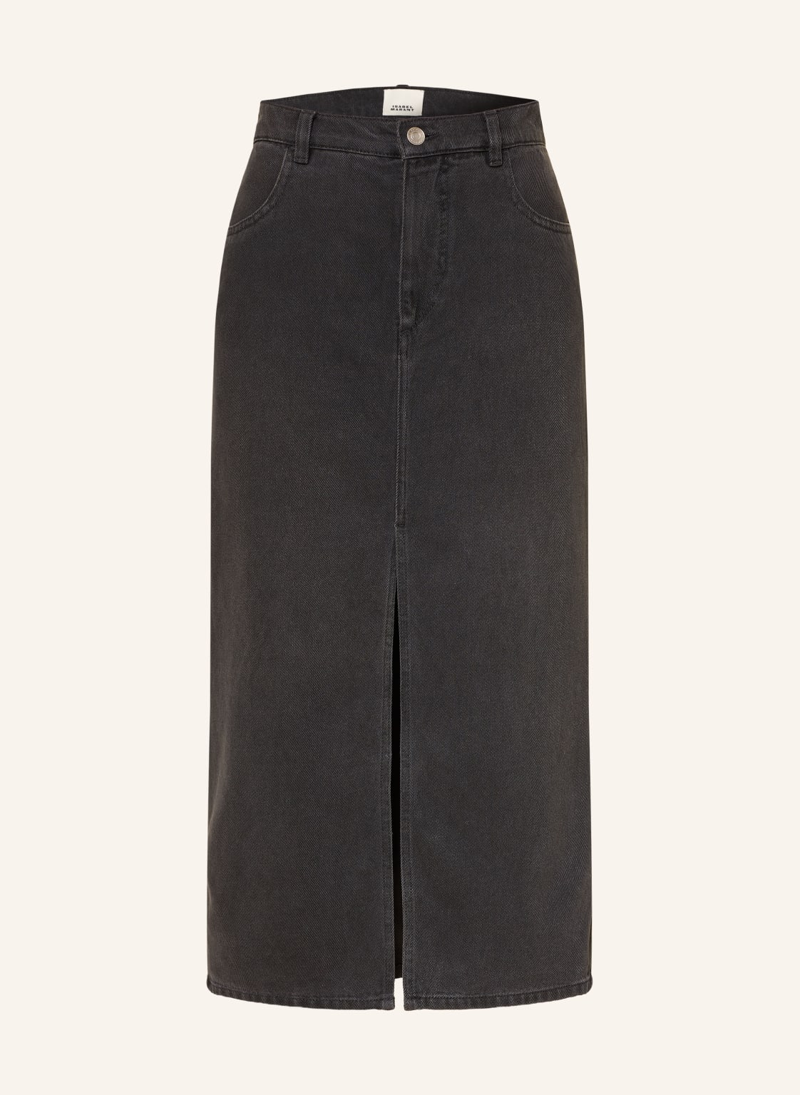 Marant Étoile Spódnica Jeansowa Faharia schwarz