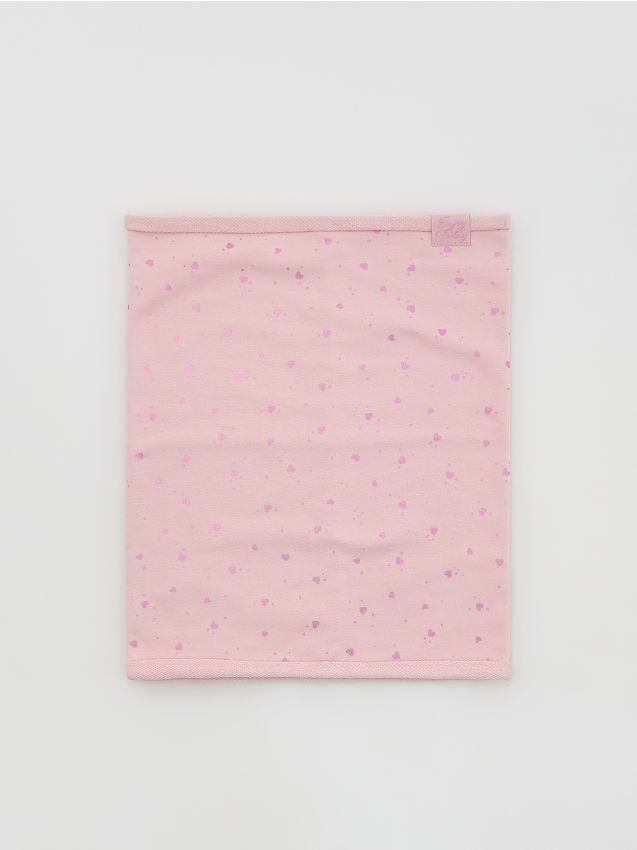 Reserved - Komin w serca - różowy