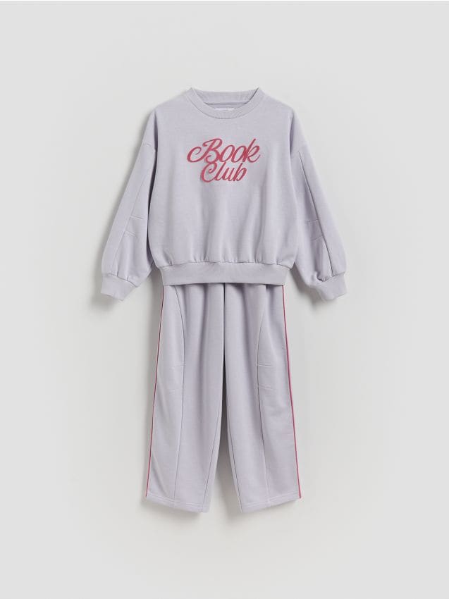 Reserved - Bawełniany komplet - niebieski