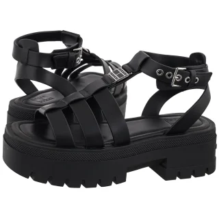 Sandały Tjw Fisherman Leather Max Sandal Black EN0EN029943 BDS (TH1460-a) Tommy Hilfiger