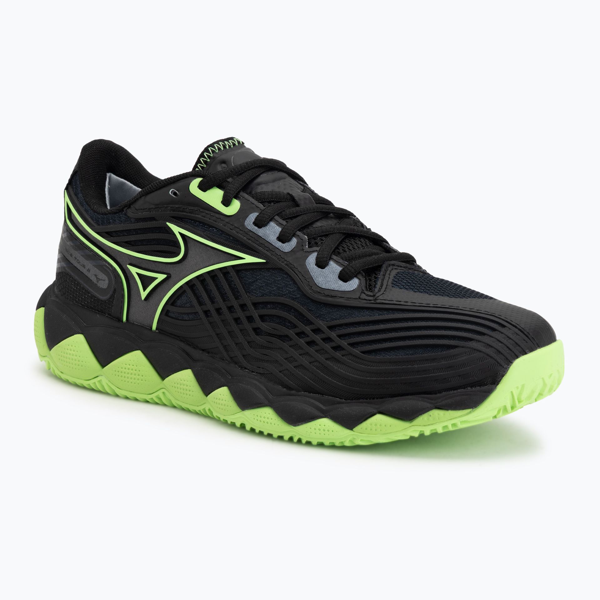 Buty do padla Mizuno Wave Enforce Tour 2 black/foliage green/glowing ap WYSYŁKA W 24H 30 DNI NA ZWROT