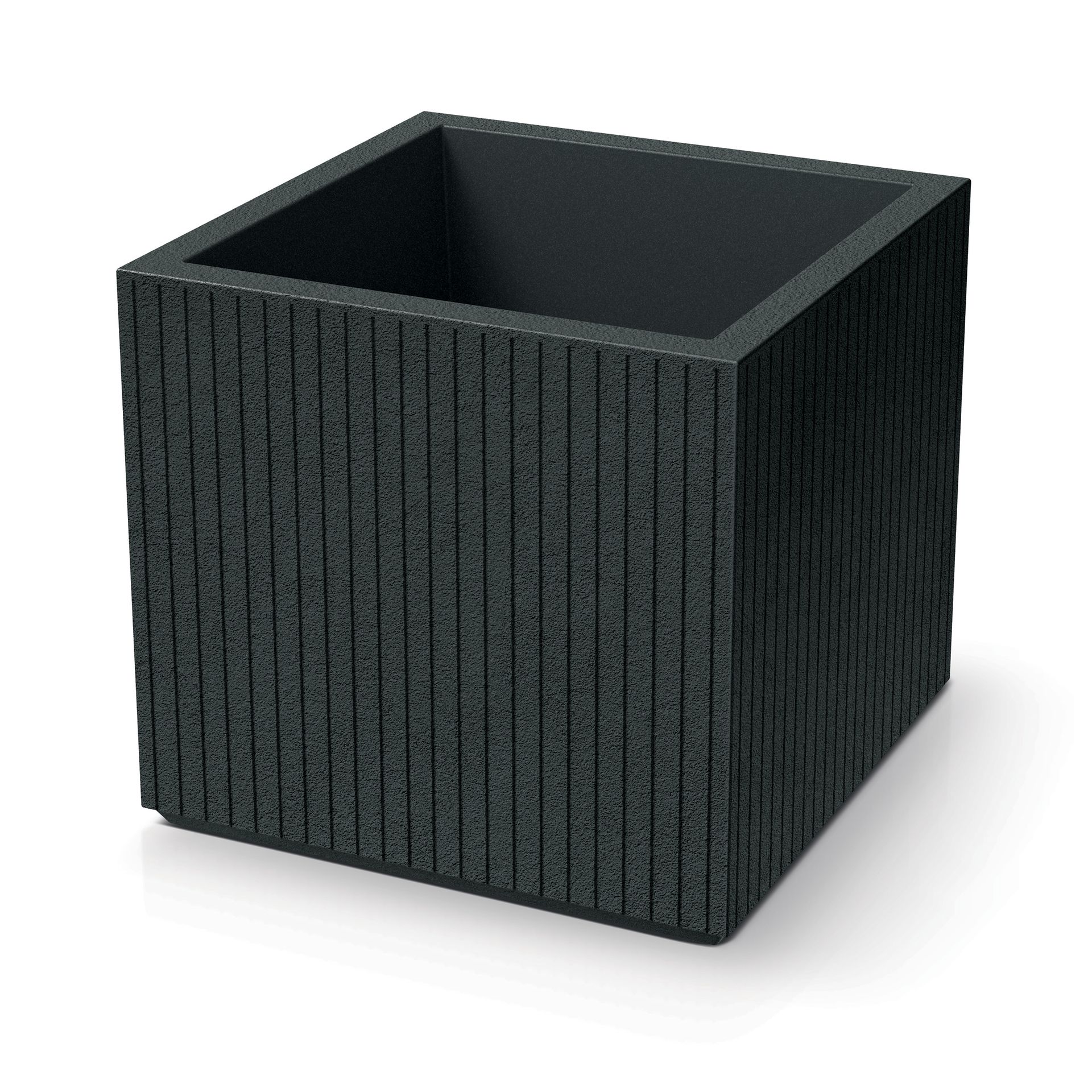 Donica ogrodowa Coro Square Charcoal 47 l