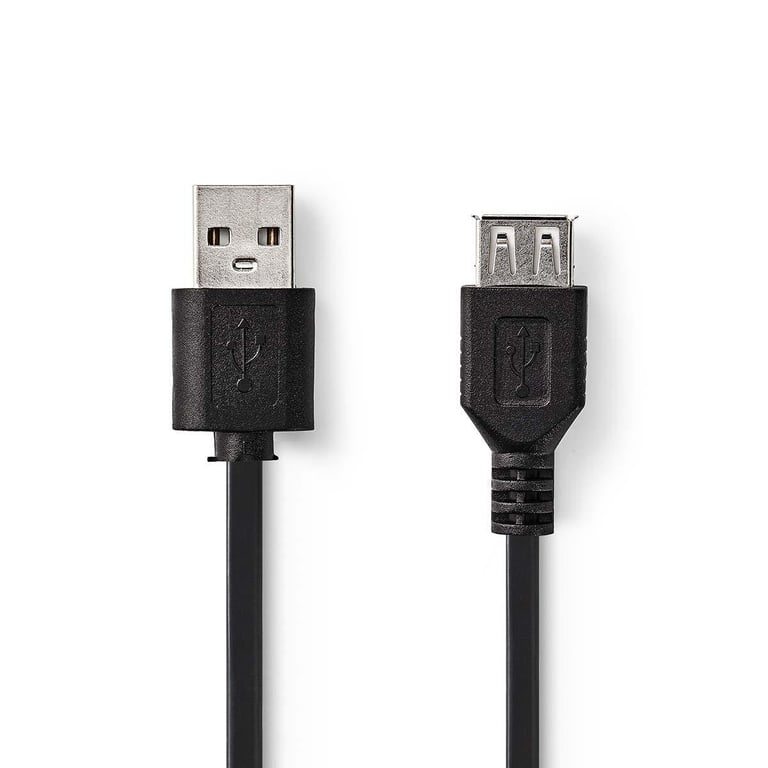 Nedis CCGT60010BK30 kabel USB USB 2.0 3 m USB A Czarny