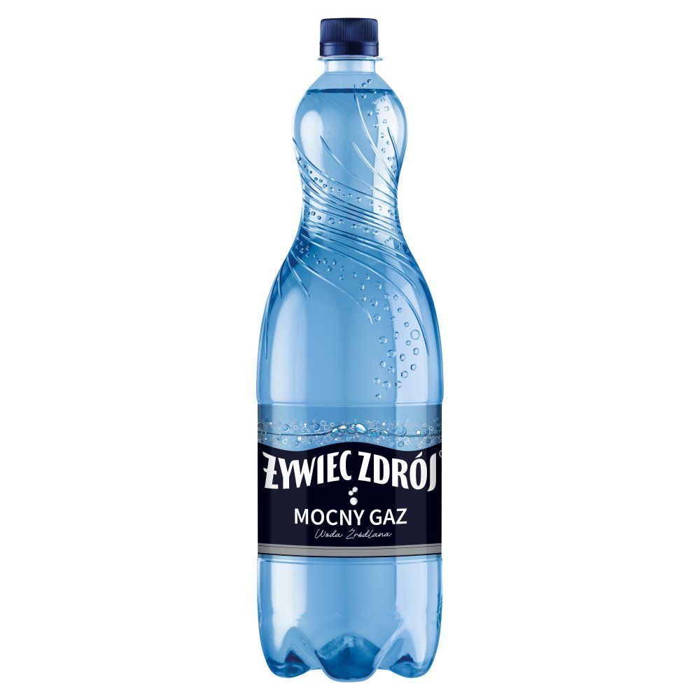 Żywiec Zdrój Mocny Gaz Woda źródlana 1,5 l