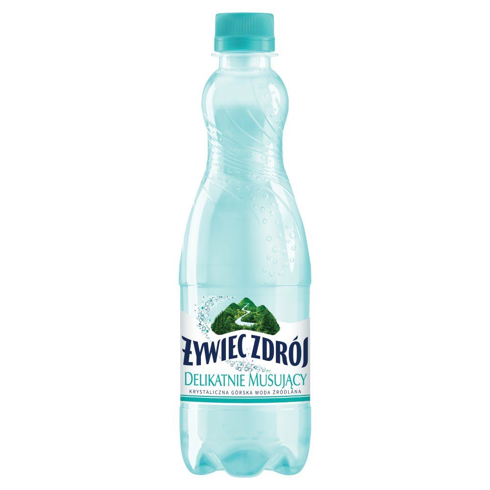 Żywiec Zdrój Delikatnie Musujący Woda źródlana 500 ml
