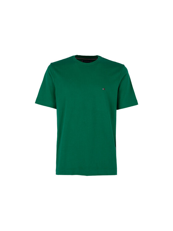 Tommy Hilfiger T-Shirt Ess Seasonal MW0MW39995 Zielony Regular Fit