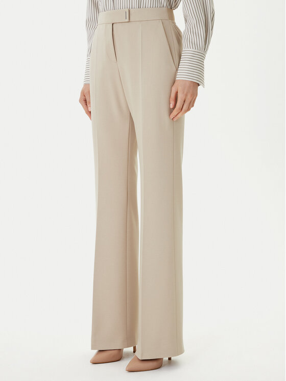BOSS Spodnie materiałowe Talia4 50551907 Beżowy Relaxed Fit
