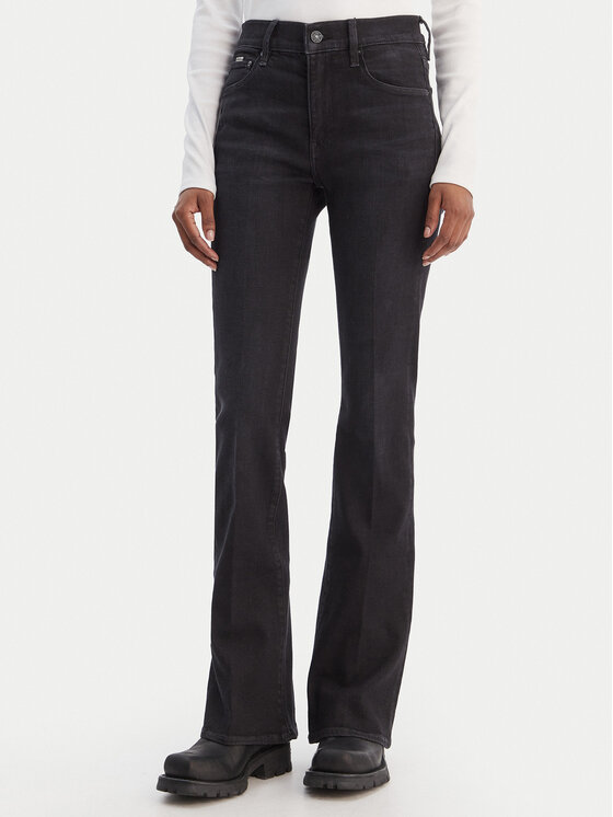 G-Star Raw Jeansy D21290-A634 Czarny Flare Fit