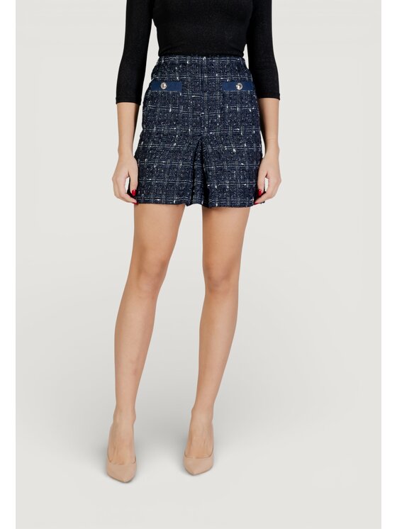 Morgan Spódnica mini 261-JINCA Czarny Slim Fit