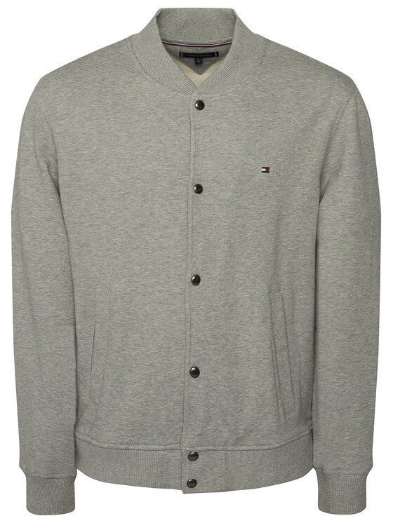 Tommy Hilfiger Kurtka bomber Essential MW0MW42470 Szary Regular Fit