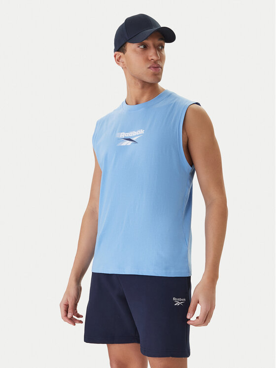 Reebok Tank top Bradshaw RK25560CCM Błękitny Regular Fit