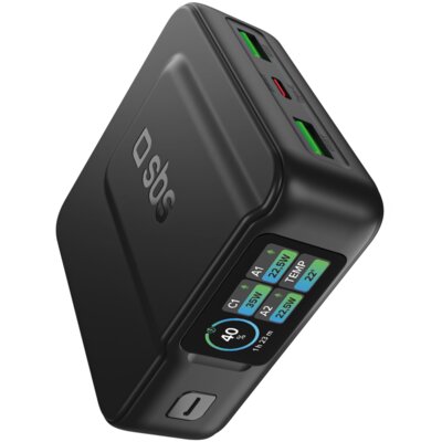 Powerbank SBS TEBBTFT10000PDK 10000mAh 35W Czarny