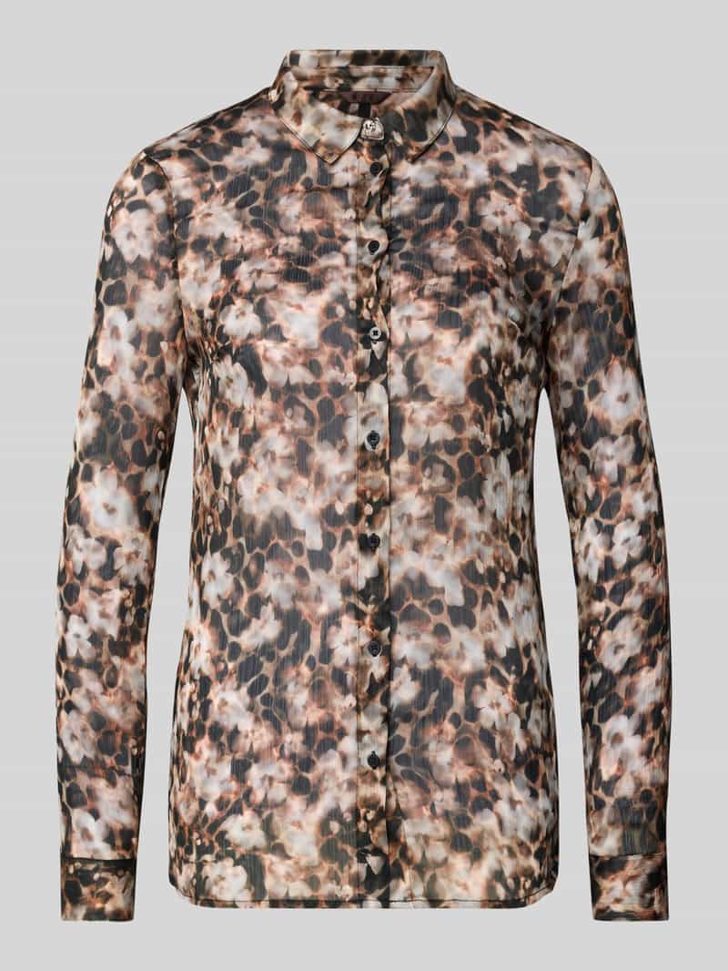 Bluzka o kroju regular fit ze wzorem na całej powierzchni model ‘CLOUIS SHIRT’