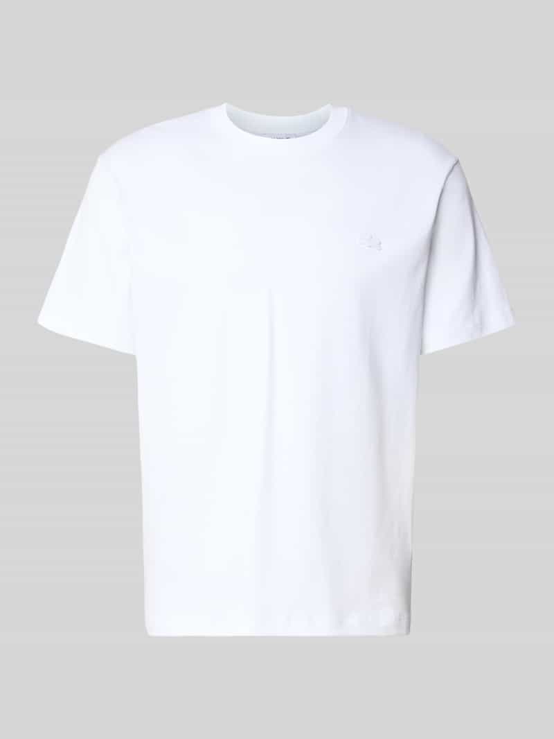 T-shirt o kroju regular fit z czystej bawełny