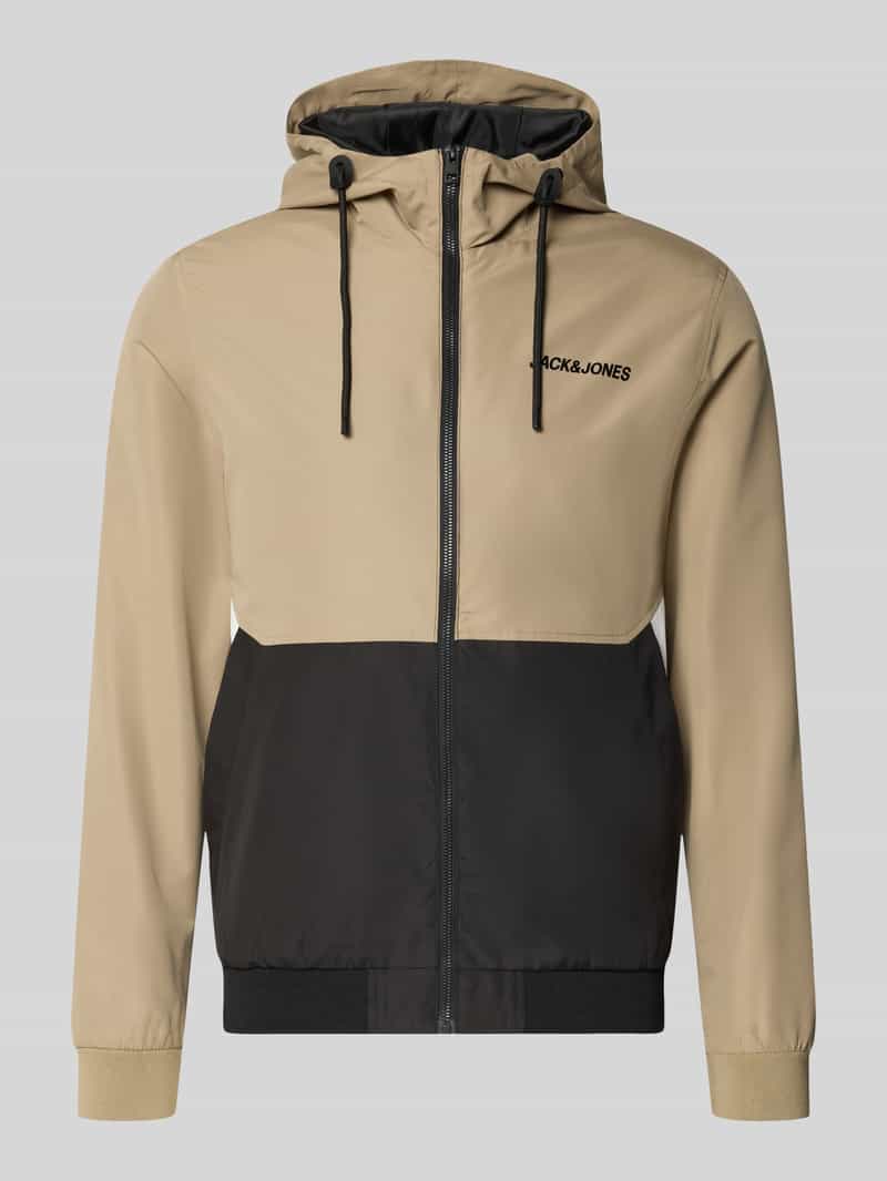 Kurtka z kapturem i zamkiem błyskawicznym model ‘RUSH’