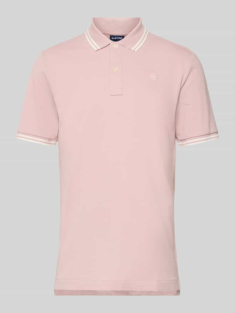 Koszulka polo o kroju slim fit z wyhaftowanym logo model ‘Dunda’