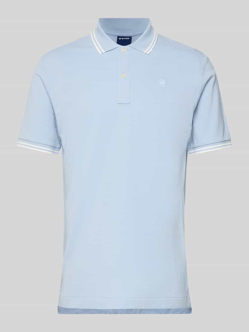 Koszulka polo o kroju slim fit z wyhaftowanym logo model ‘Dunda’