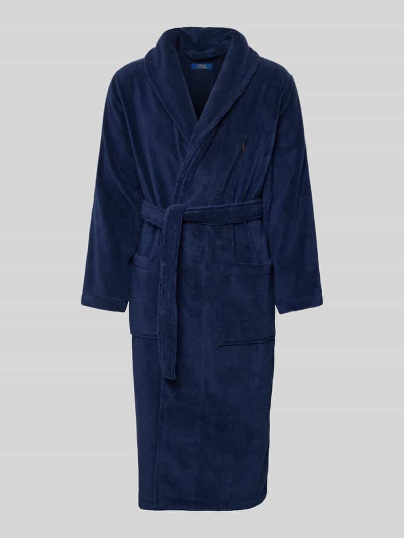 Szlafrok z kołnierzem z połami model ‘SHAWL’