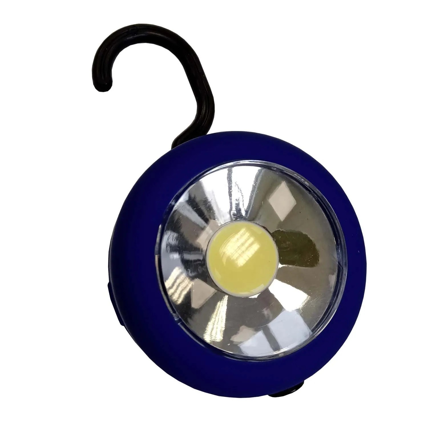 Düwi Lampa bateryjna LED 3W 160lm 3xAAA okrągła czarna