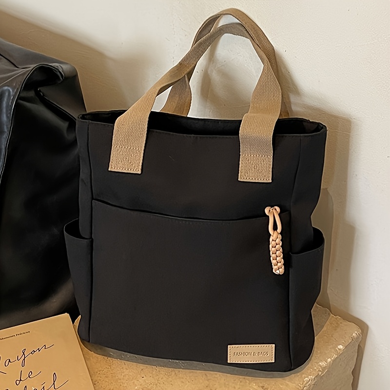 TEMU stylowa damska torba na ramię z mocowanym paskiem, idealna do noszenia w ręku, doskonała na codzienne dojazdy do pracy, zakupy i przechowywanie