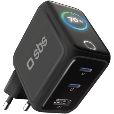 Ładowarka sieciowa SBS TETRGANTFT70WK GaN 70W Czarny