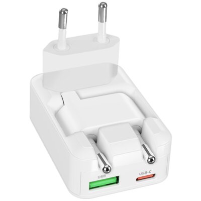 Ładowarka sieciowa SBS Flexi 30W Biały