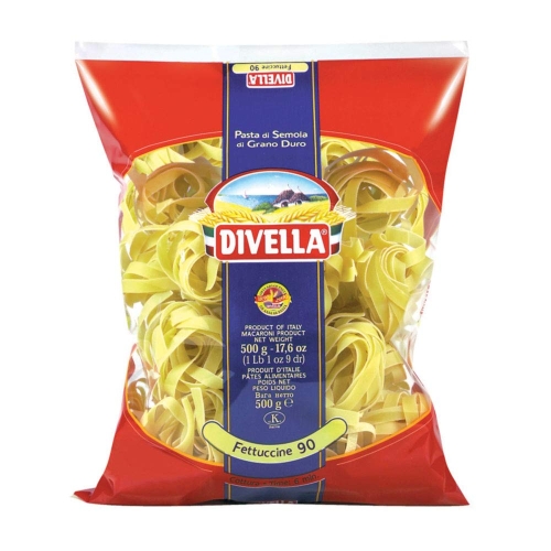 Divella Fettuccine 90 - makaron wstążki (500g)