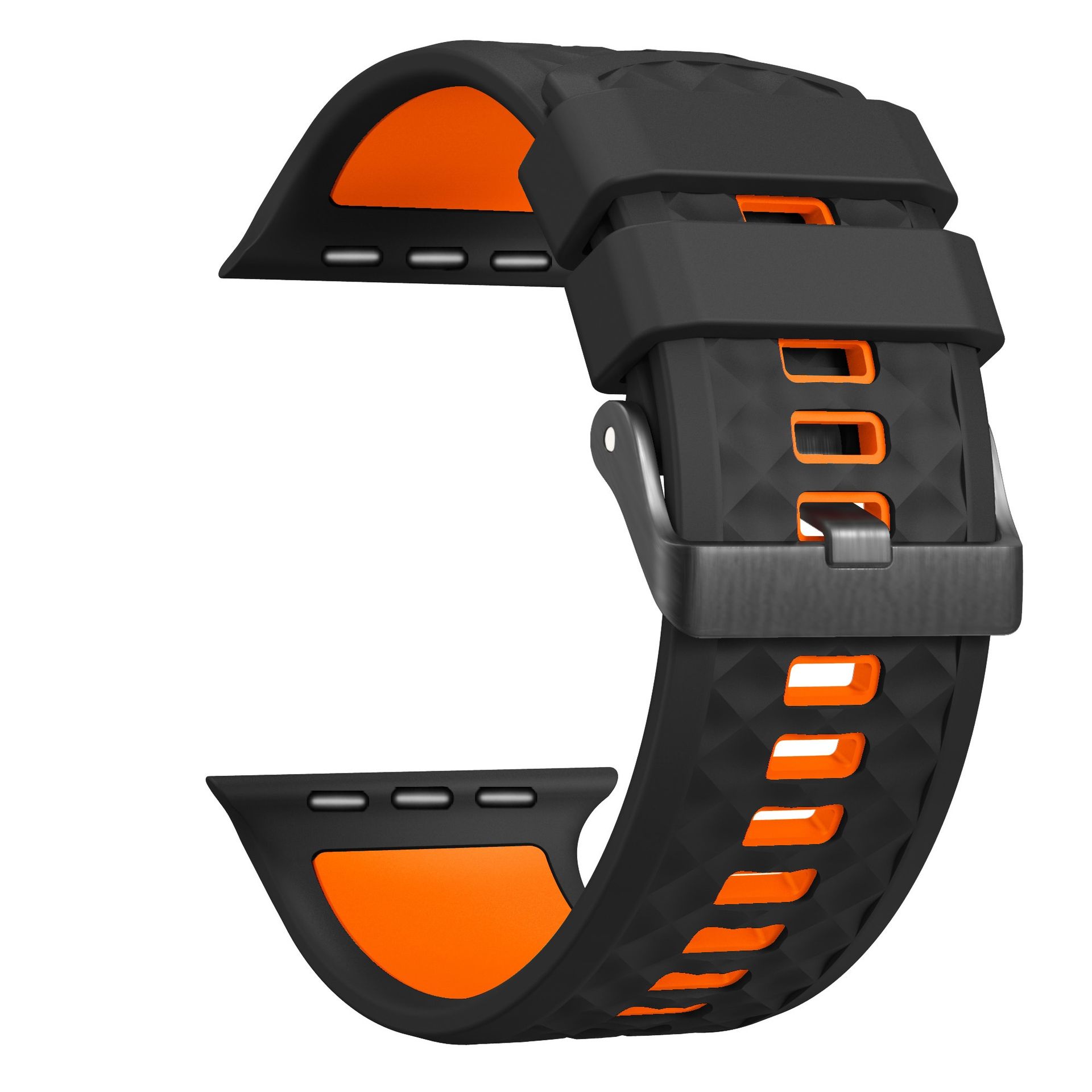 TEMU Sportowa Opaska do Apple Watch Ultra 2 49mm Miękka Dwukolorowa Bransoletka Pasująca do Apple Watch Series SE 6 45mm 44mm 42mm Akcesoria do