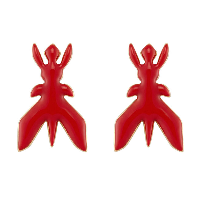 Kolczyki Patrizia Pepe 8J1396/M086-R880 Czerwony