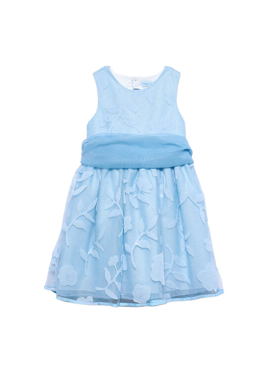 Abel & Lula Sukienka elegancka 5042 Błękitny Regular Fit