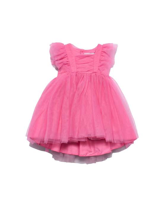 Abel & Lula Sukienka elegancka 5012 Różowy Regular Fit