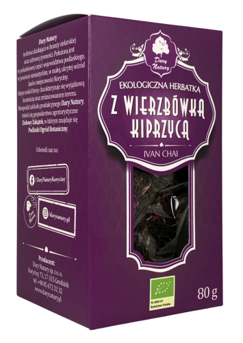 Herbatka Ivan Chai z wierzbówką kiprzycą BIO 80g DARY NATURY