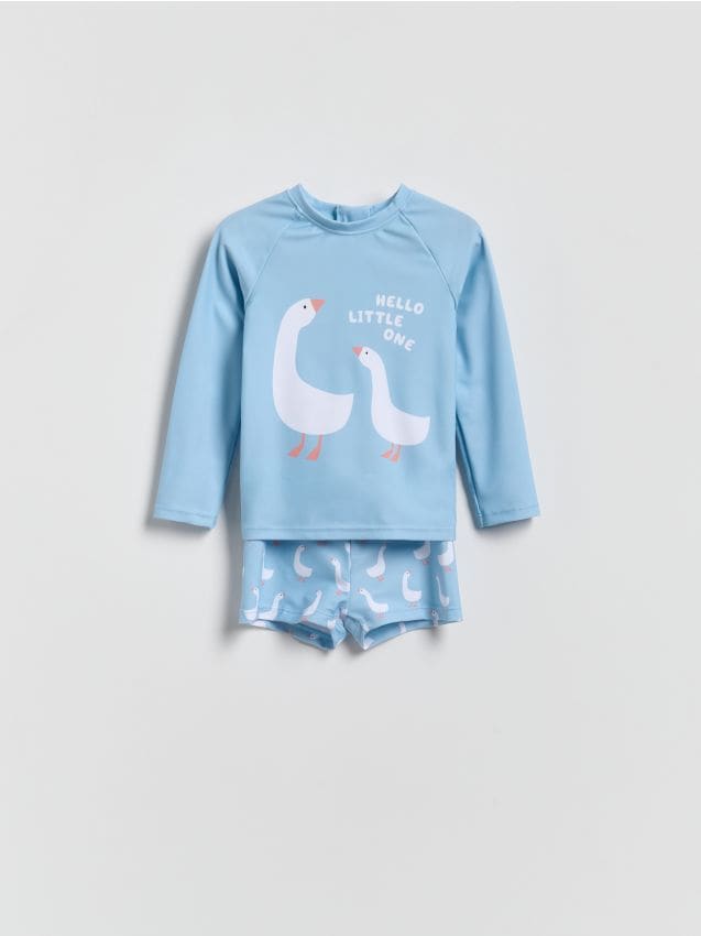 Reserved - Kostium kąpielowy - niebieski