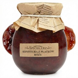 Konfitura z płatków róży różana dżem płatki róż aż 300 g herbata wypieki