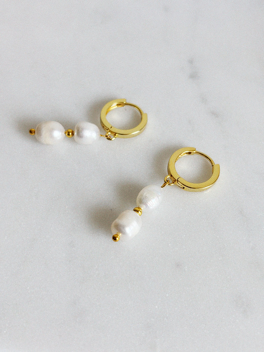 Kolczyki z Perłami delikatne