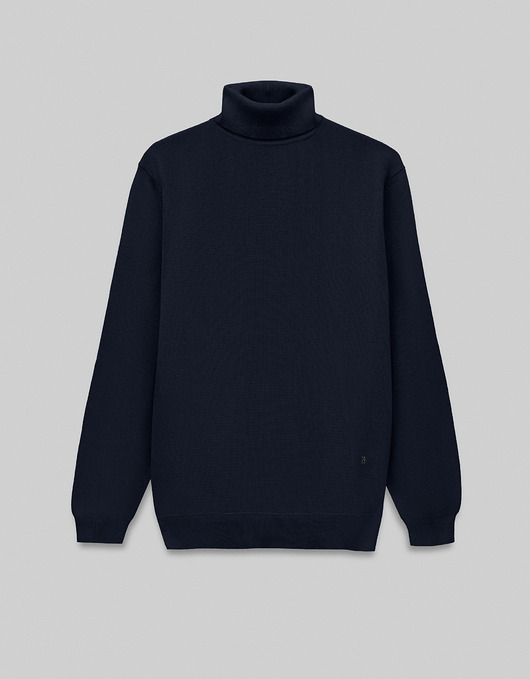 Sweter męski goriano golf granatowy