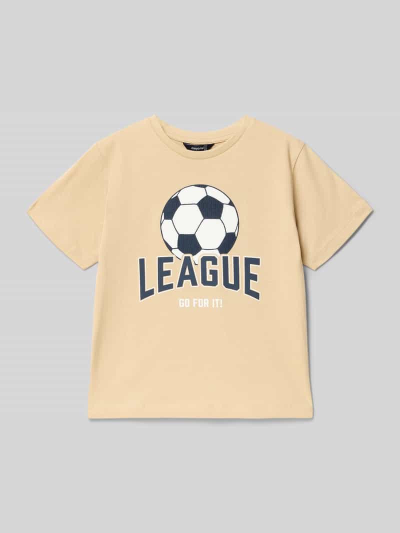 T-shirt o kroju regular fit z nadrukiem z motywem