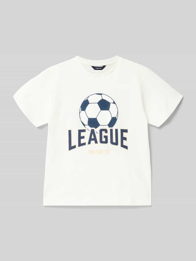 T-shirt o kroju regular fit z nadrukiem z motywem