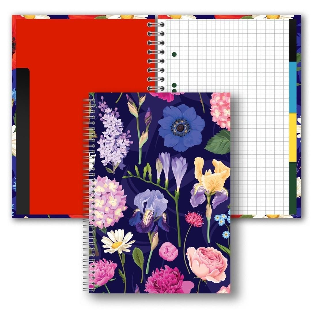 Brulion B5160k kratka Kwiaty polskie Penmate - zeszyt