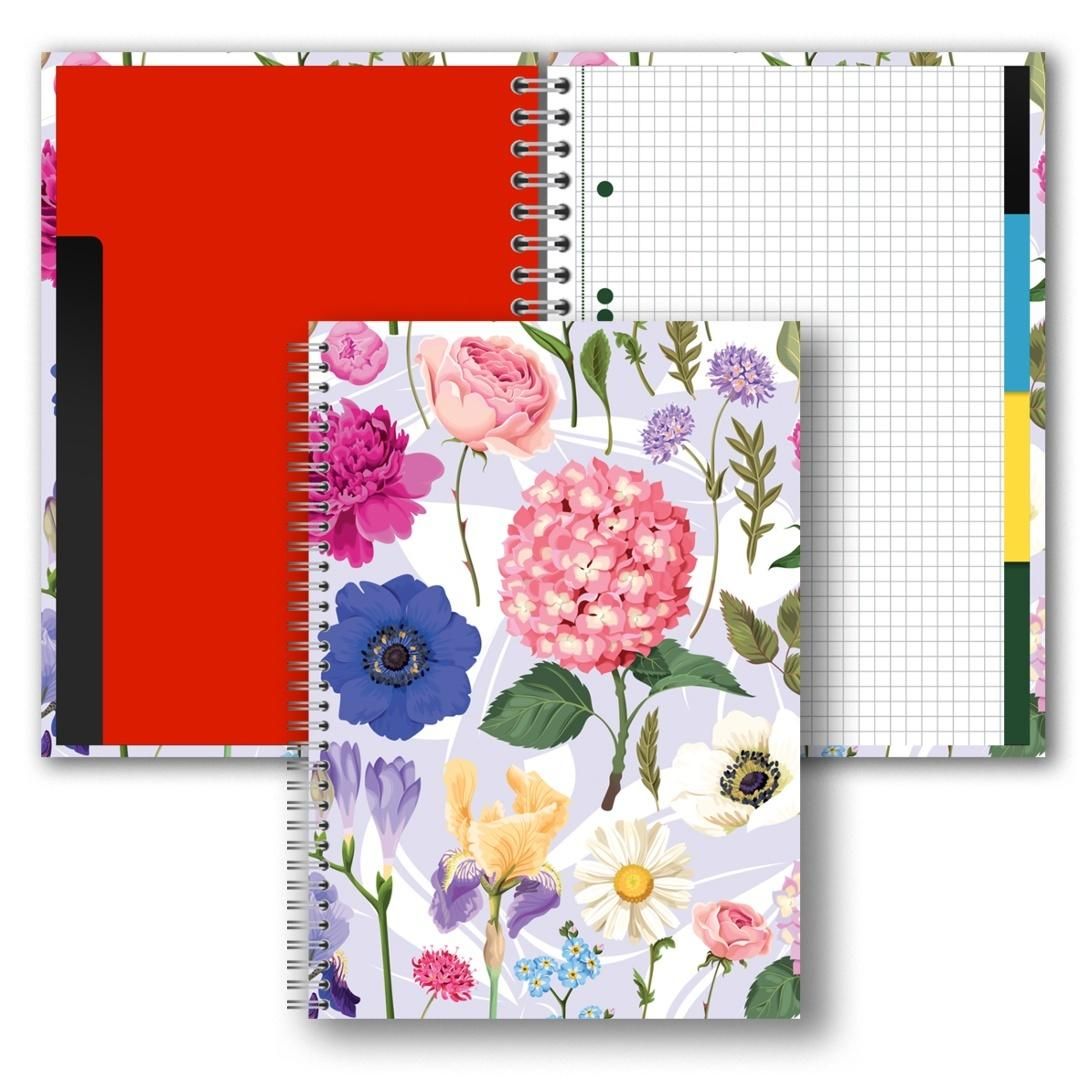 Brulion B5160k kratka Kwiaty polskie Penmate - zeszyt