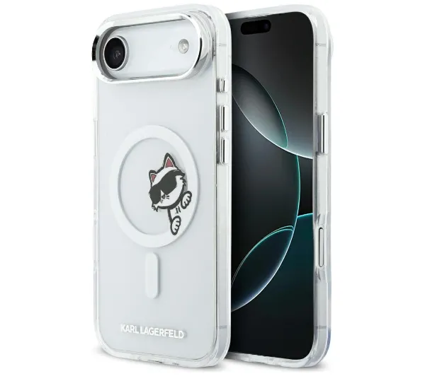 Karl Lagerfeld IML Peekaboo MagSafe do iPhone Air Przezroczysty