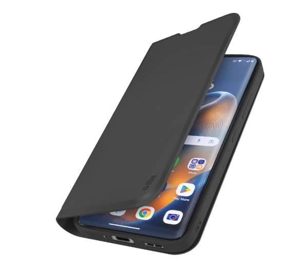 SBS Wallet Smooth do Motorola Edge 60 Czarny