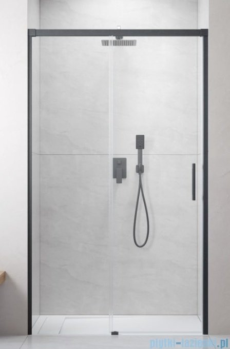 Radaway Idea DWJ Brushed GunMetal drzwi wnękowe 100cm lewe szczotkowany grafit 387014-92-01L