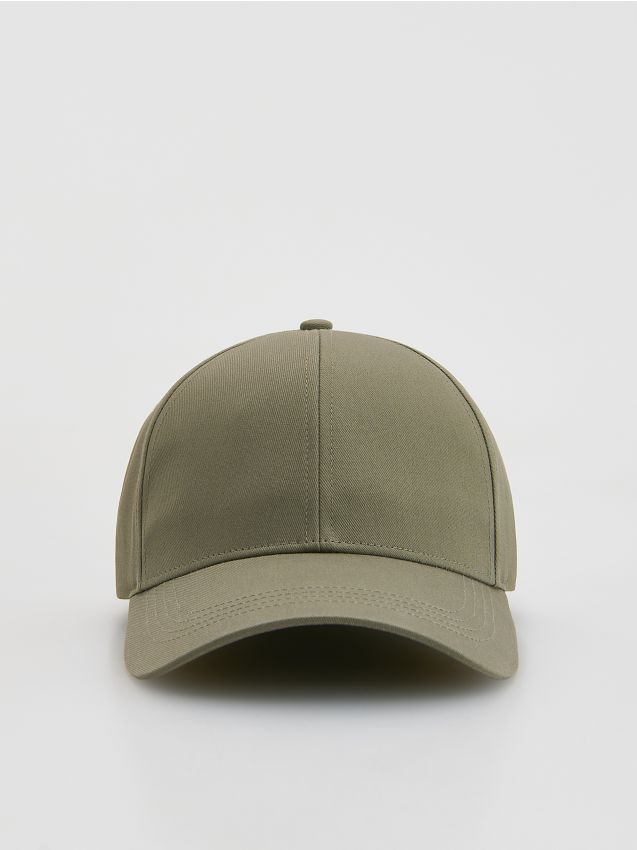 Reserved - Czapka baseball - oliwkowy